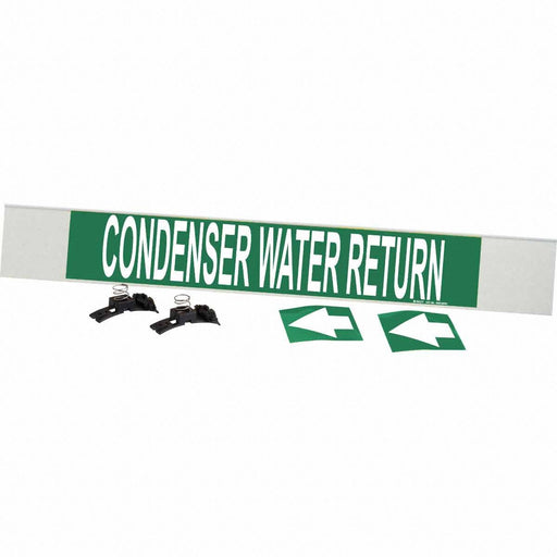 Pipe Marker Condenser Water Return 4in H