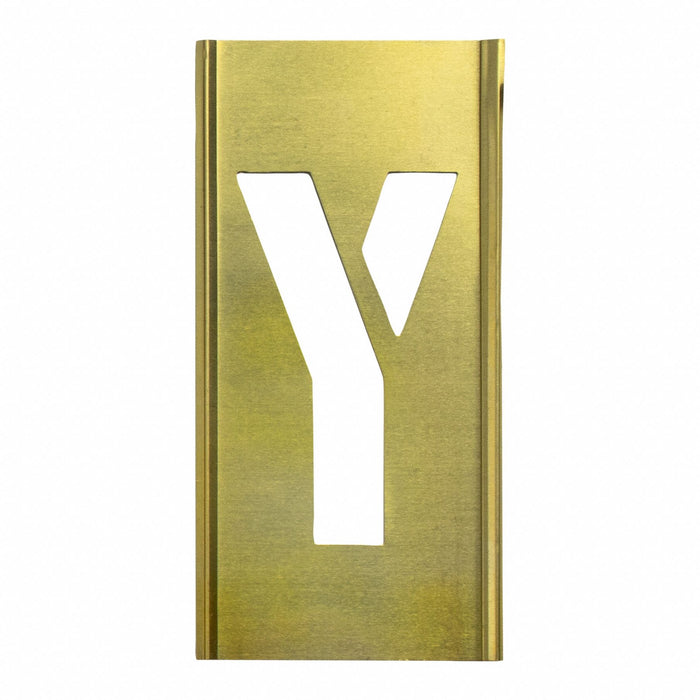Individual Stencil Letter Brass