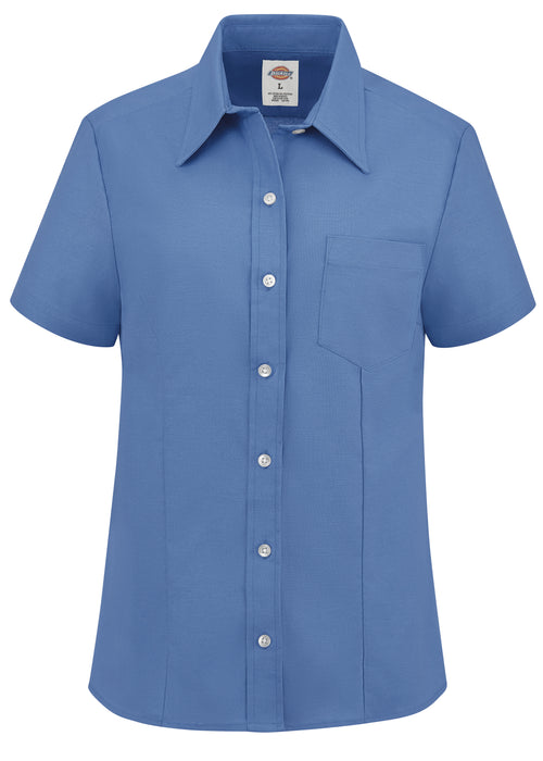 Women's Short-Sleeve Stretch Oxford Shirt