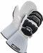 Leather Mitts Cut Resistant M Gray PR