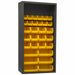 Bin Cabinet Louvered 72 H 36 W 18 D