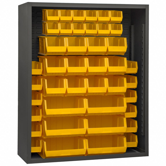 Bin Cabinet Louvered 72 H 48 W 18 D