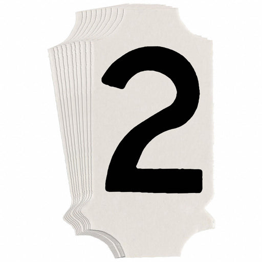 NumberLabel 1-3/4inH 7/8inW PK10