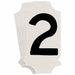 NumberLabel 1-3/4inH 7/8inW PK10