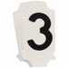 NumberLabel 1-3/4inH 7/8inW PK10