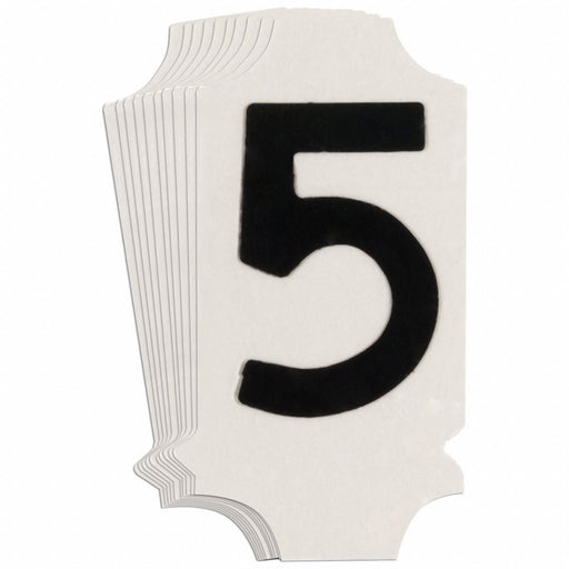 NumberLabel 1-3/4inH 7/8inW PK10