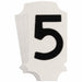 NumberLabel 1-3/4inH 7/8inW PK10