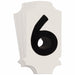 NumberLabel 1-3/4inH 7/8inW PK10