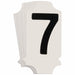 NumberLabel 1-3/4inH 7/8inW PK10