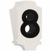 NumberLabel 1-3/4inH 7/8inW PK10