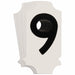 NumberLabel 1-3/4inH 7/8inW PK10