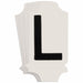 LetterLabel 1-3/4inH 7/8inW PK10