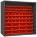 Bin Cabinet Louvered 72 H 72 W 24 D