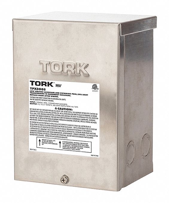 Pool Light Transformer 300W 3A Stainless