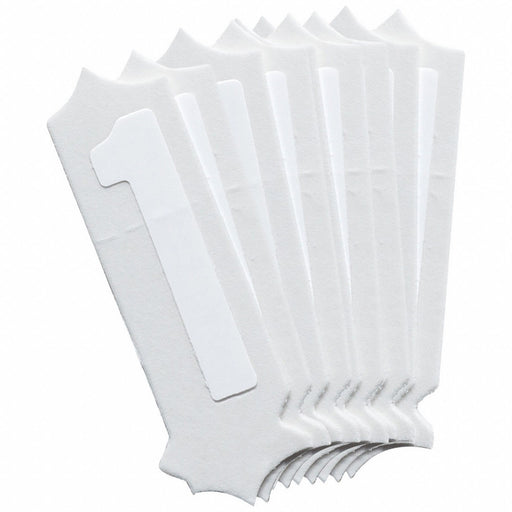 NumberLabel 1-3/4inH 1/2inW PK10