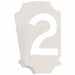 NumberLabel 1-3/4inH 7/8inW PK10