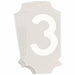 NumberLabel 1-3/4inH 7/8inW PK10