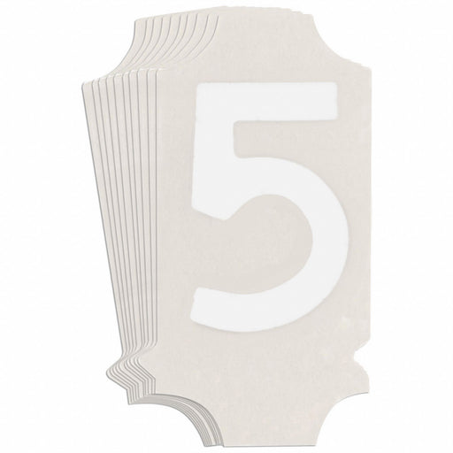 NumberLabel 1-3/4inH 7/8inW PK10