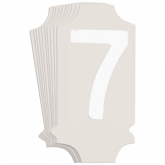 NumberLabel 1-3/4inH 7/8inW PK10