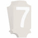 NumberLabel 1-3/4inH 7/8inW PK10