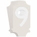 NumberLabel 1-3/4inH 7/8inW PK10