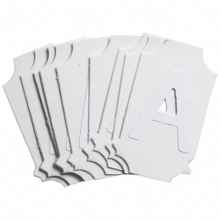 LetterLabel Polyester 1-3/4inH 1inW PK10