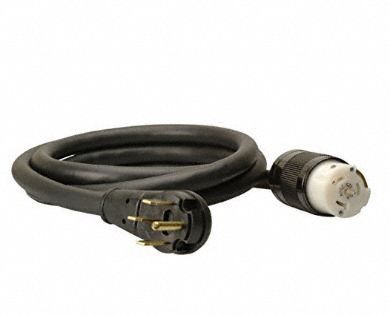 Power Supply Cord 10ft Black NEMA 1