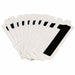 NumberLabel Polyester 2inH 3/4inW PK10