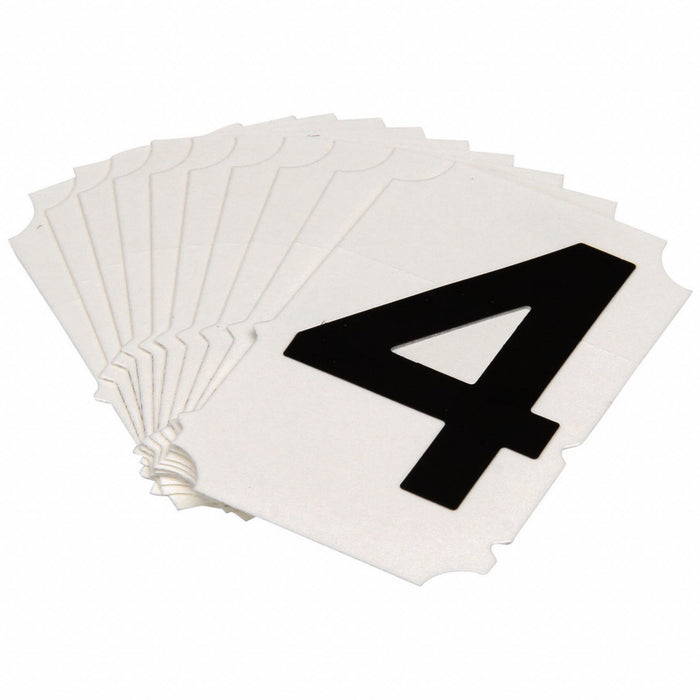 NumberLabel Polyester 2inH 1-3/4inW PK10