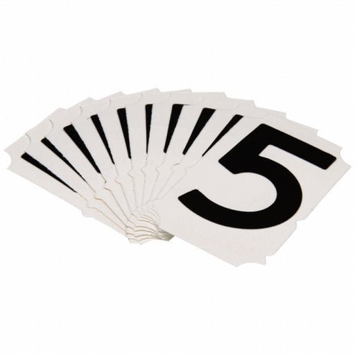 NumberLabel Polyester 2inH 1-5/8inW PK10