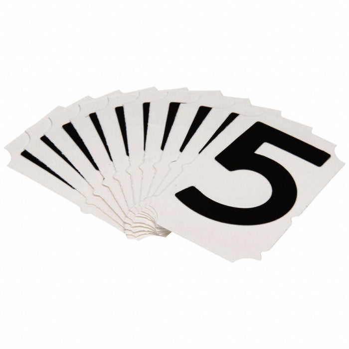 NumberLabel Polyester 2inH 1-5/8inW PK10