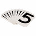 NumberLabel Polyester 2inH 1-5/8inW PK10