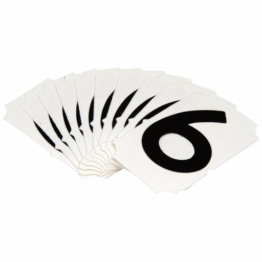 NumberLabel Polyester 2inH 1-5/8inW PK10