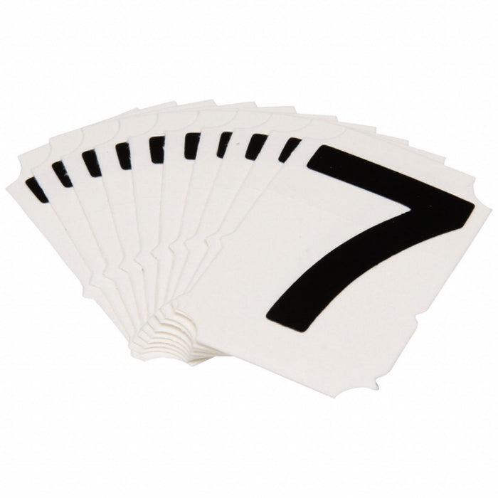 NumberLabel Polyester 2inH 1-5/8inW PK10