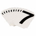 NumberLabel Polyester 2inH 1-5/8inW PK10
