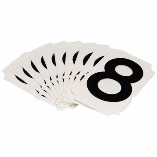 NumberLabel Polyester 2inH 1-5/8inW PK10