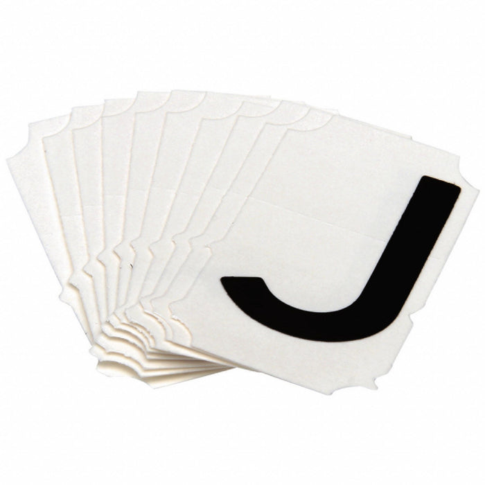 LetterLabel Polyester 2inH 1-1/2inW PK10