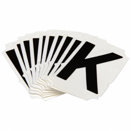 LetterLabel Polyester 2inH 1-5/8inW PK10