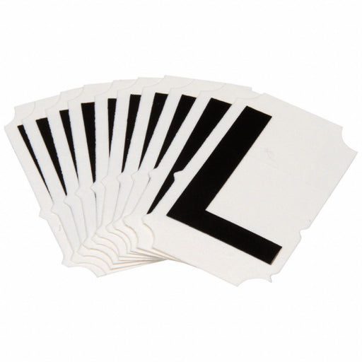 LetterLabel Polyester 2inH 1-1/2inW PK10
