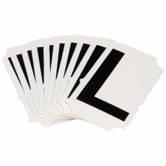 LetterLabel Polyester 2inH 1-1/2inW PK10