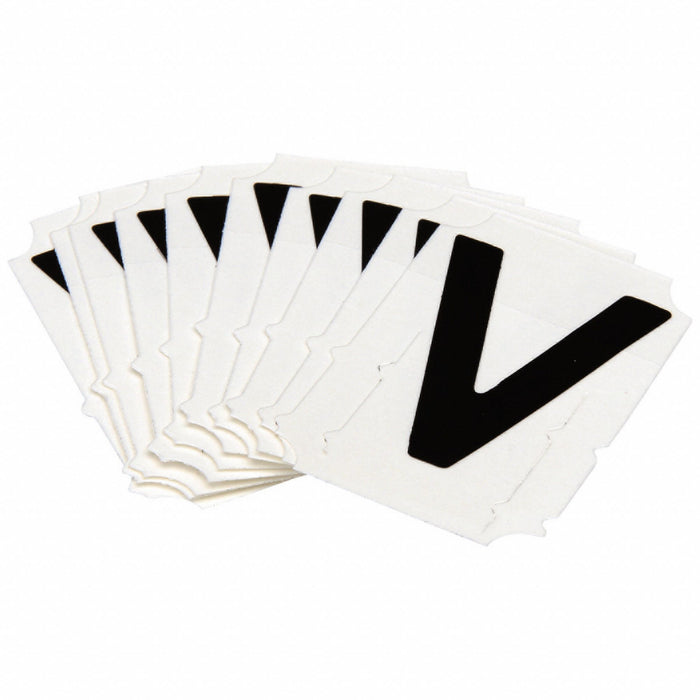 LetterLabel Polyester 2inH 1-3/4inW PK10
