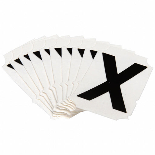 LetterLabel Polyester 2inH 1-5/8inW PK10