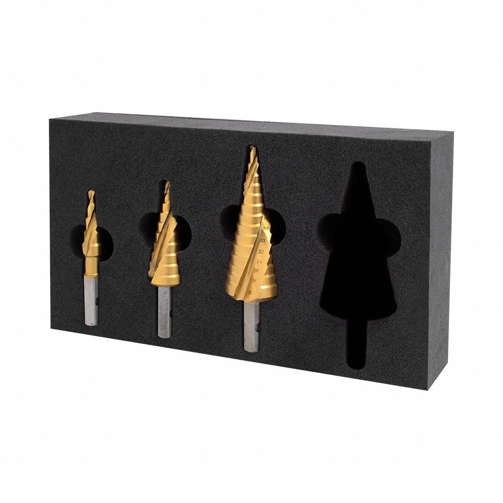 Step Drill Bit Set