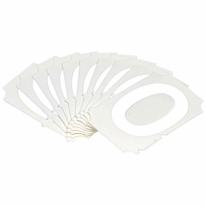 NumberLabel Polyester 2inH 1-3/4inW PK10