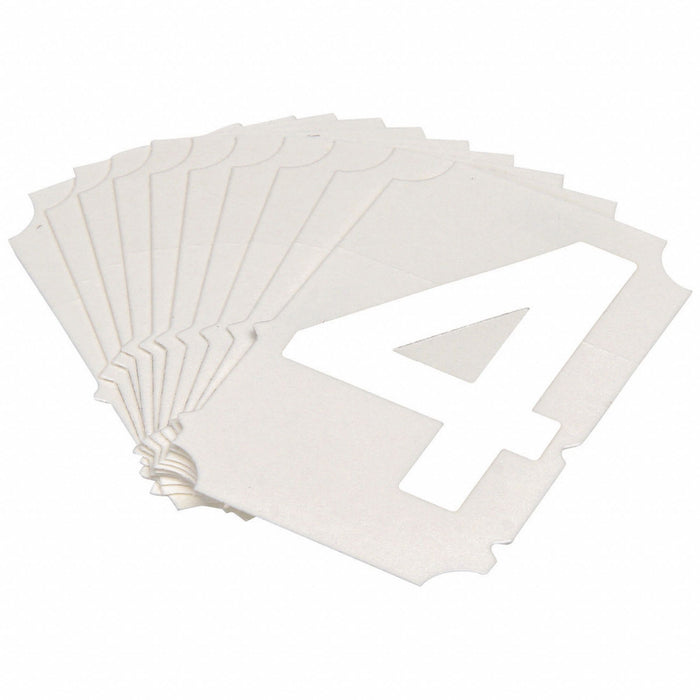 NumberLabel Polyester 2inH 1-3/4inW PK10