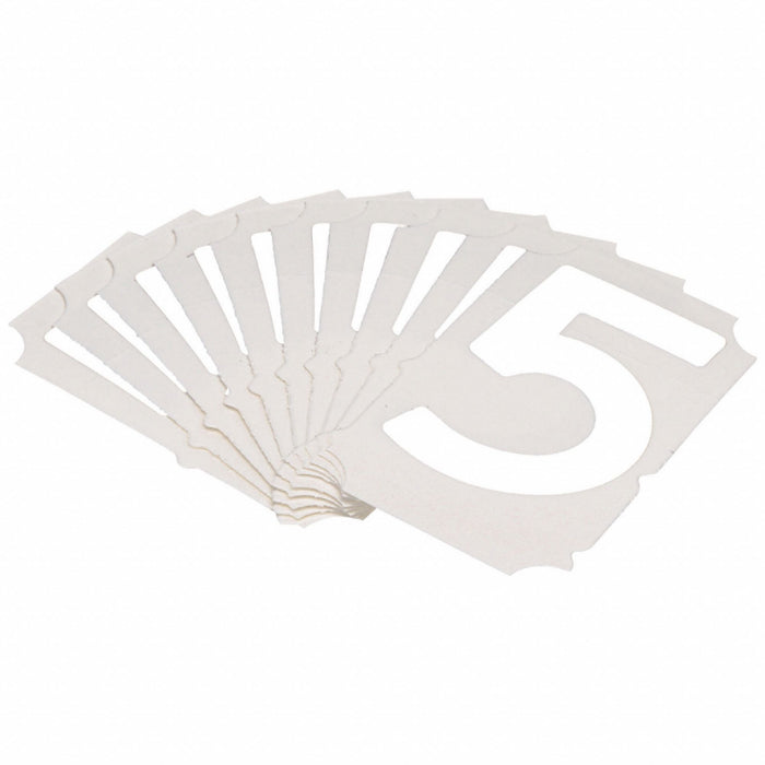 NumberLabel Polyester 2inH 1-5/8inW PK10