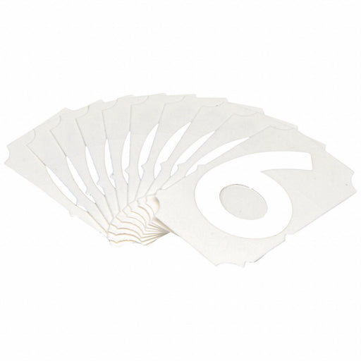 NumberLabel Polyester 2inH 1-5/8inW PK10