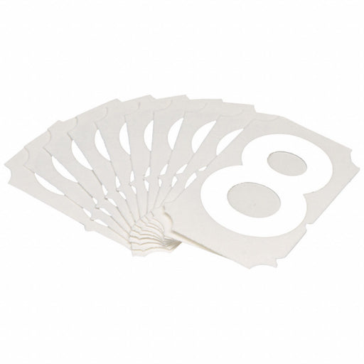 NumberLabel Polyester 2inH 1-5/8inW PK10