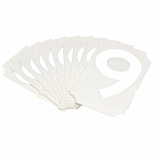 NumberLabel Polyester 2inH 1-5/8inW PK10