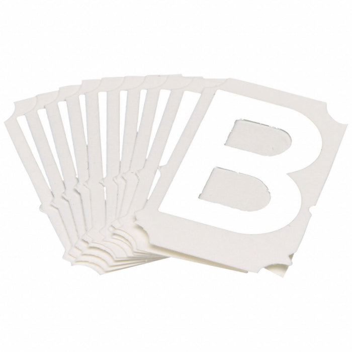 LetterLabel Polyester 2inH 1-5/8inW PK10